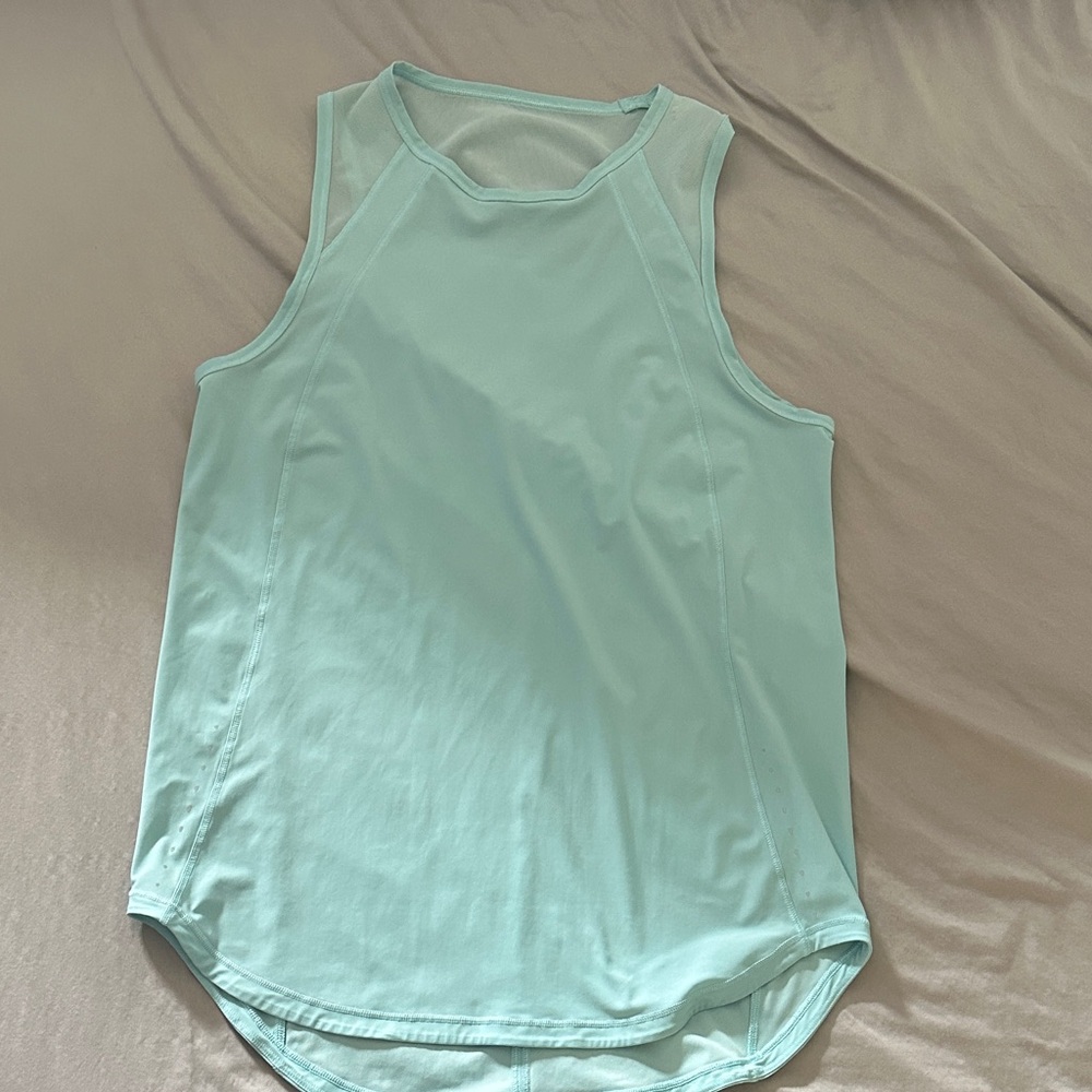 lululemon athletica Mint Aqua Racerback Tank